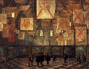 Interior of the Great Hall on the Binnenhof in The Hague. Bartholomeus van Bassen